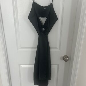 Zara Black Backless Dress